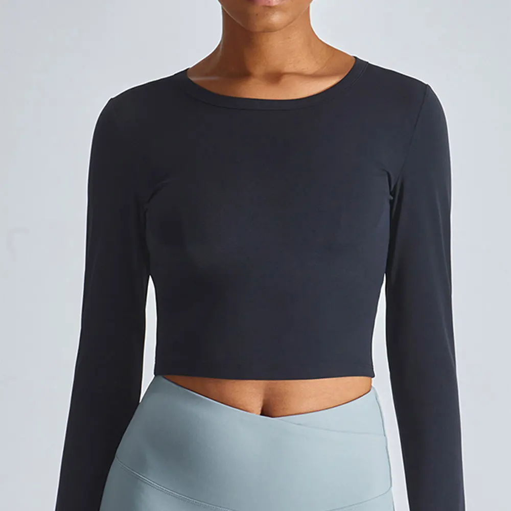 2021 New Long Sleeve Crop Top Fitness Sports Yoga Gym Shirt Women's Short Sweatshirt
2021 New Long Sleeve Crop Top Fitness Sports Yoga Gym Shirt Women's Short Sweatshirt