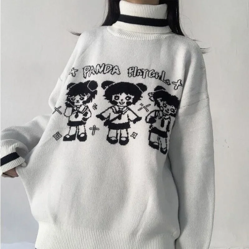 Cartoon Girl Sweater Female Korean Harajuku Women Pullover Japanese Kawaii Cute Ulzzang Clothing Female Sweet Jumper
Cartoon Girl Sweater Female Korean Harajuku Women Pullover Japanese Kawaii Cute Ulzzang Clothing Female Sweet Jumper