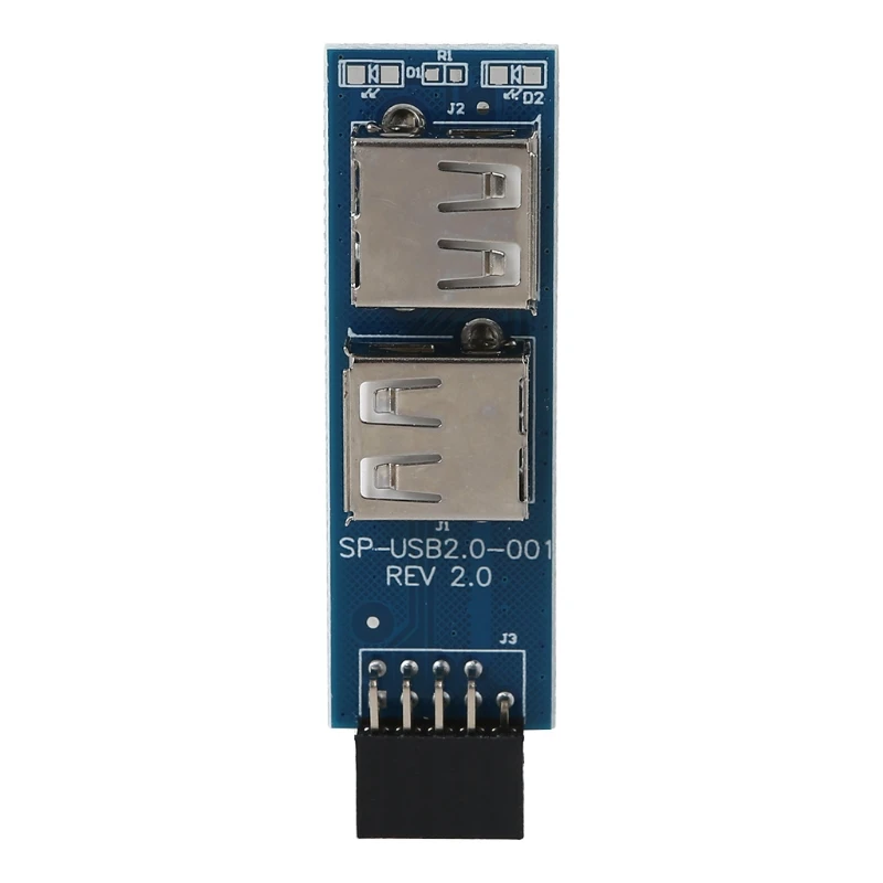 Motherboard Type A Female Adapter Converter Connector 9pin to 2-Port USB 2.0 Connect USB devices Mouse Receiver
Motherboard Type A Female Adapter Converter Connector 9pin to 2-Port USB 2.0 Connect USB devices Mouse Receiver
