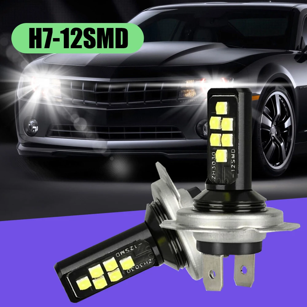 2pcs Car H7 LED Light Headlight Bulbs High Low Beam 240W 52000LM 6000K Light Bulbs White H7 Combo LED For Headlight Kit Bulbs
2pcs Car H7 LED Light Headlight Bulbs High Low Beam 240W 52000LM 6000K Light Bulbs White H7 Combo LED For Headlight Kit Bulbs