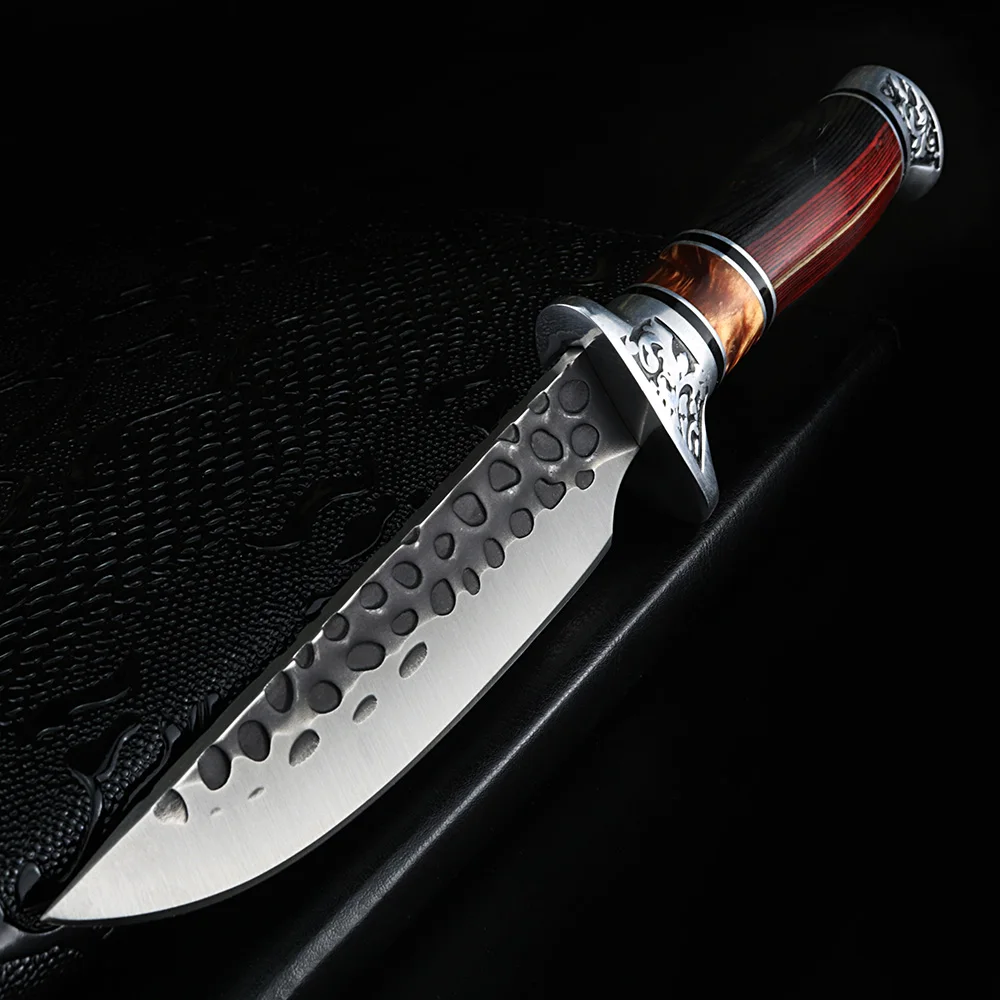 Outdoor hunting knife fixed blade knife field hunting knives survival camping outdoor tool high hardness blade hand-forged knife
Outdoor hunting knife fixed blade knife field hunting knives survival camping outdoor tool high hardness blade hand-forged knife