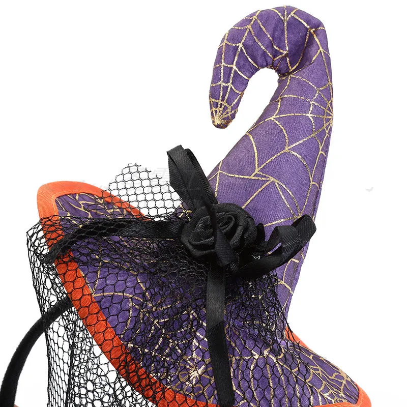 Girl Women Witch Top Hat Cobweb Veil Headband Party Decorations Kids Adult Christmas Favors Props Halloween Cosplay Costume
Girl Women Witch Top Hat Cobweb Veil Headband Party Decorations Kids Adult Christmas Favors Props Halloween Cosplay Costume