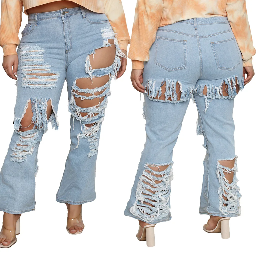 Autumn Women's Jeans Flared Pants Sexy Fashion Wild Tassels Ripped Elastic Slim Ladies Denim Flared Pants Fall New Female Jeans
Autumn Women's Jeans Flared Pants Sexy Fashion Wild Tassels Ripped Elastic Slim Ladies Denim Flared Pants Fall New Female Jeans