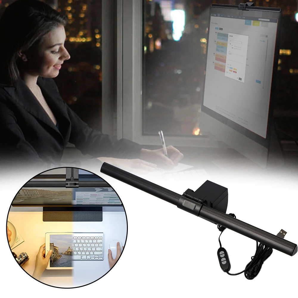 Screenbar LED Desk Lamp Dimmable Monitor Laptop Screen Light Table Lamp Office Study Reading Light For LCD Monitor
Screenbar LED Desk Lamp Dimmable Monitor Laptop Screen Light Table Lamp Office Study Reading Light For LCD Monitor