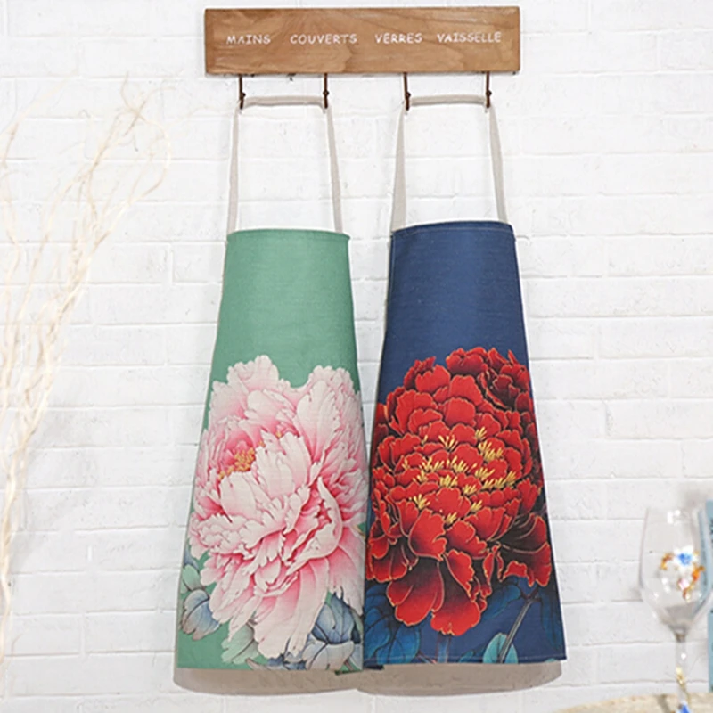 Fashion Peony Flower Letter Printed Kitchen Restaurant Cooking Apron Anti-dust Waist Cloth For Men Women Home Cleaning Tools
Fashion Peony Flower Letter Printed Kitchen Restaurant Cooking Apron Anti-dust Waist Cloth For Men Women Home Cleaning Tools