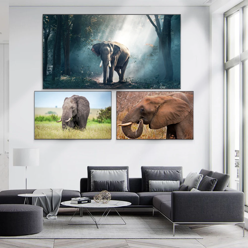 Animal landscape oil painting elephant art on grassland canvas painting living room corridor bar home decoration mural
Animal landscape oil painting elephant art on grassland canvas painting living room corridor bar home decoration mural