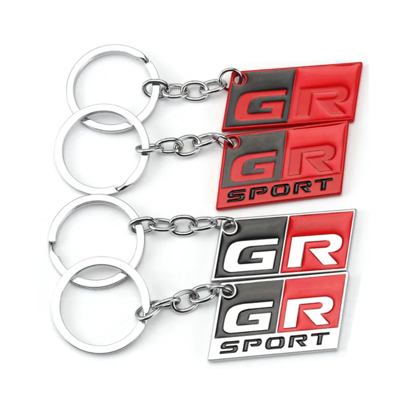 Металлический брелок для ключей Toyota HV YARiS GRMN RZ RC RS Prius GR Lexus Harrier | Автомобили и