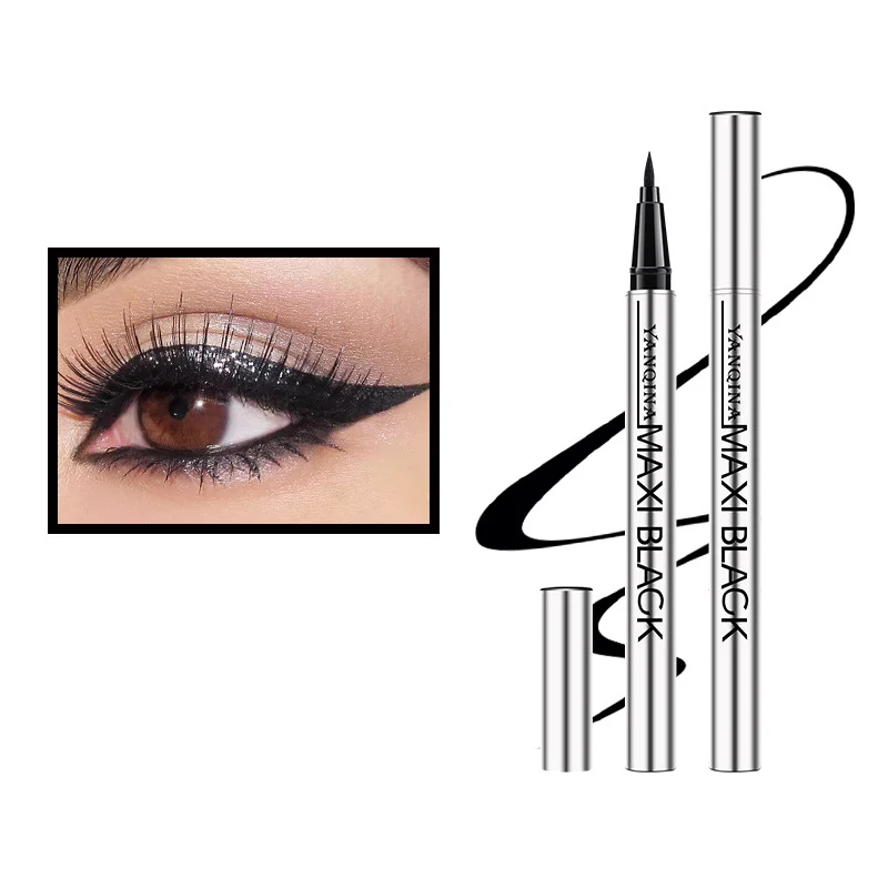 Black Liquid Eyeliner Pen Eye Make Up Waterproof Long Lasting Eye Liner Eyes Makeup Cosmetics Tools Y 
Black Liquid Eyeliner Pen Eye Make Up Waterproof Long Lasting Eye Liner Eyes Makeup Cosmetics Tools Y