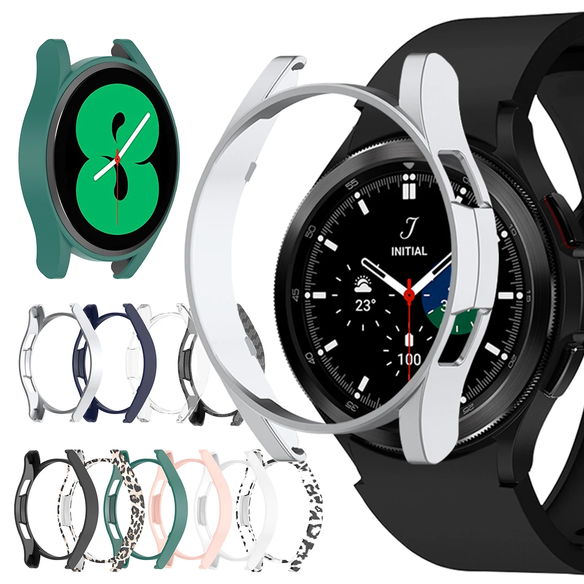 PC Protector Case For Samsung Galaxy Watch 4 40mm 44mm Protection Frame Bumper For Samsung Galaxy Watch 4 Classic 42mm 46mm
PC Protector Case For Samsung Galaxy Watch 4 40mm 44mm Protection Frame Bumper For Samsung Galaxy Watch 4 Classic 42mm 46mm