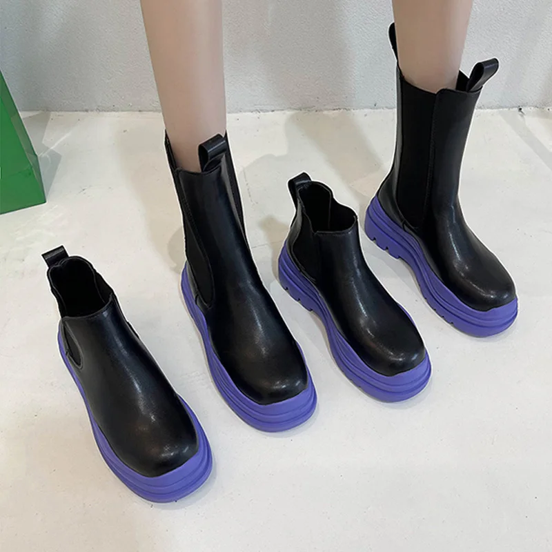 Women Chelsea Ankle Boot PU Leather Autumn Short Boots Thick Platform Fashion Women's Shoes Lady Slip On Casual 2022 New Female
Women Chelsea Ankle Boot PU Leather Autumn Short Boots Thick Platform Fashion Women's Shoes Lady Slip On Casual 2022 New Female