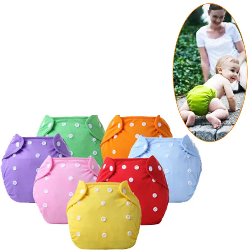 

0-12 Months Newborns Adjustable Training Pants Reusable Nappies Soft Covers Baby Cloth Diapers Diaper Nappy Changing