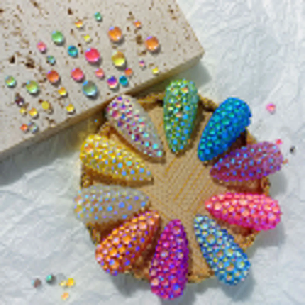 1440Pcs/pack Mermaid Pearl Eye Decoration Aurora Transparent Crystal Nail Decoration Size Mixed Candy Color Nail Art Jewelry
1440Pcs/pack Mermaid Pearl Eye Decoration Aurora Transparent Crystal Nail Decoration Size Mixed Candy Color Nail Art Jewelry