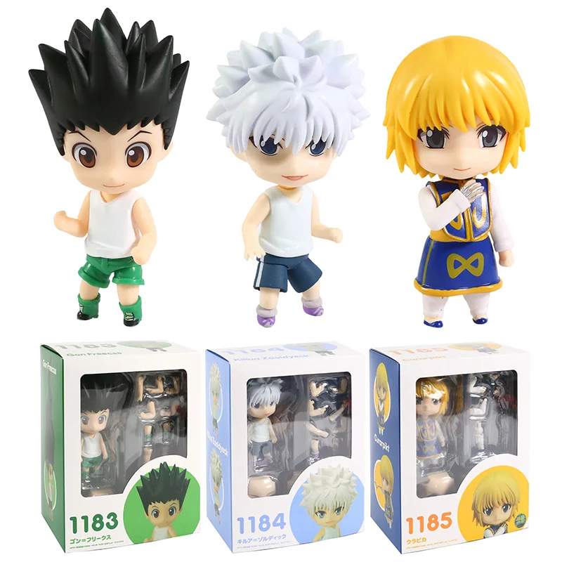 HUNTER x HUNTER Gon Freecss 1183 Killua Zoldyck 1184 Kurapika 1185 Cartoon Q Version Dolls Action Figure Toys
HUNTER x HUNTER Gon Freecss 1183 Killua Zoldyck 1184 Kurapika 1185 Cartoon Q Version Dolls Action Figure Toys