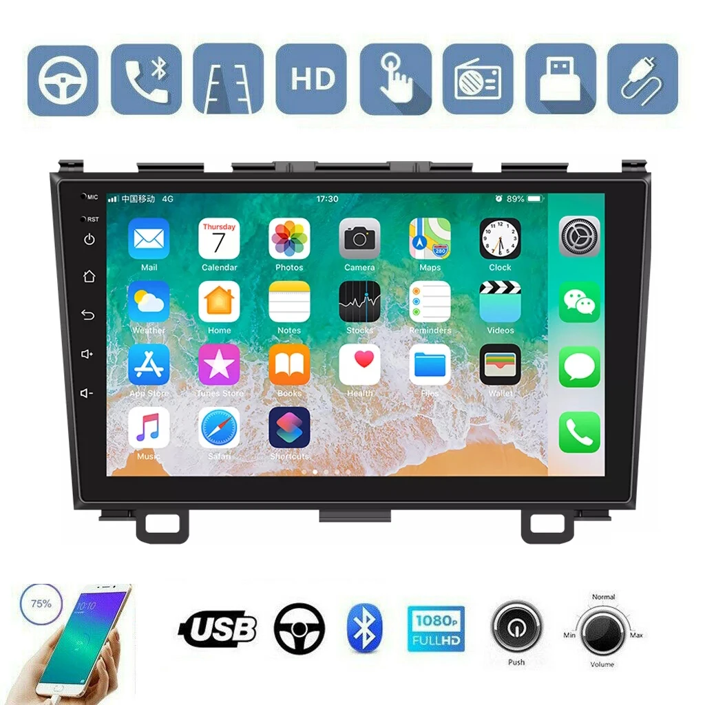 Автомагнитола 2 din, мультимедийный плеер Android 10,0, Авторадио GPS для Honda CRV CR-V 2006 2007 2008 2009 2010 2011 2 din, стерео, Wi-Fi
Автомагнитола 2 din, мультимедийный плеер Android 10,0, Авторадио GPS для Honda CRV CR-V 2006 2007 2008 2009 2010 2011 2 din, стерео, Wi-Fi