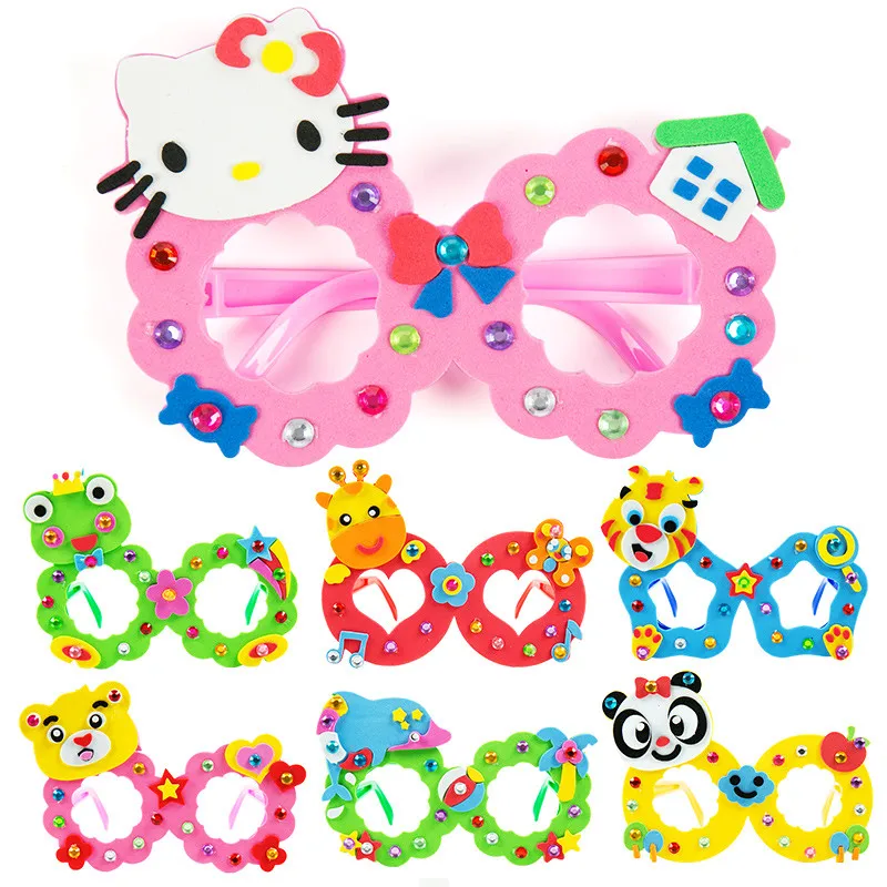 New creatively kids handicraft toys Cartoon Glasses DIY toy for children Puzzles Educational toys Girl Boy Art Party DIY gifts
New creatively kids handicraft toys Cartoon Glasses DIY toy for children Puzzles Educational toys Girl Boy Art Party DIY gifts