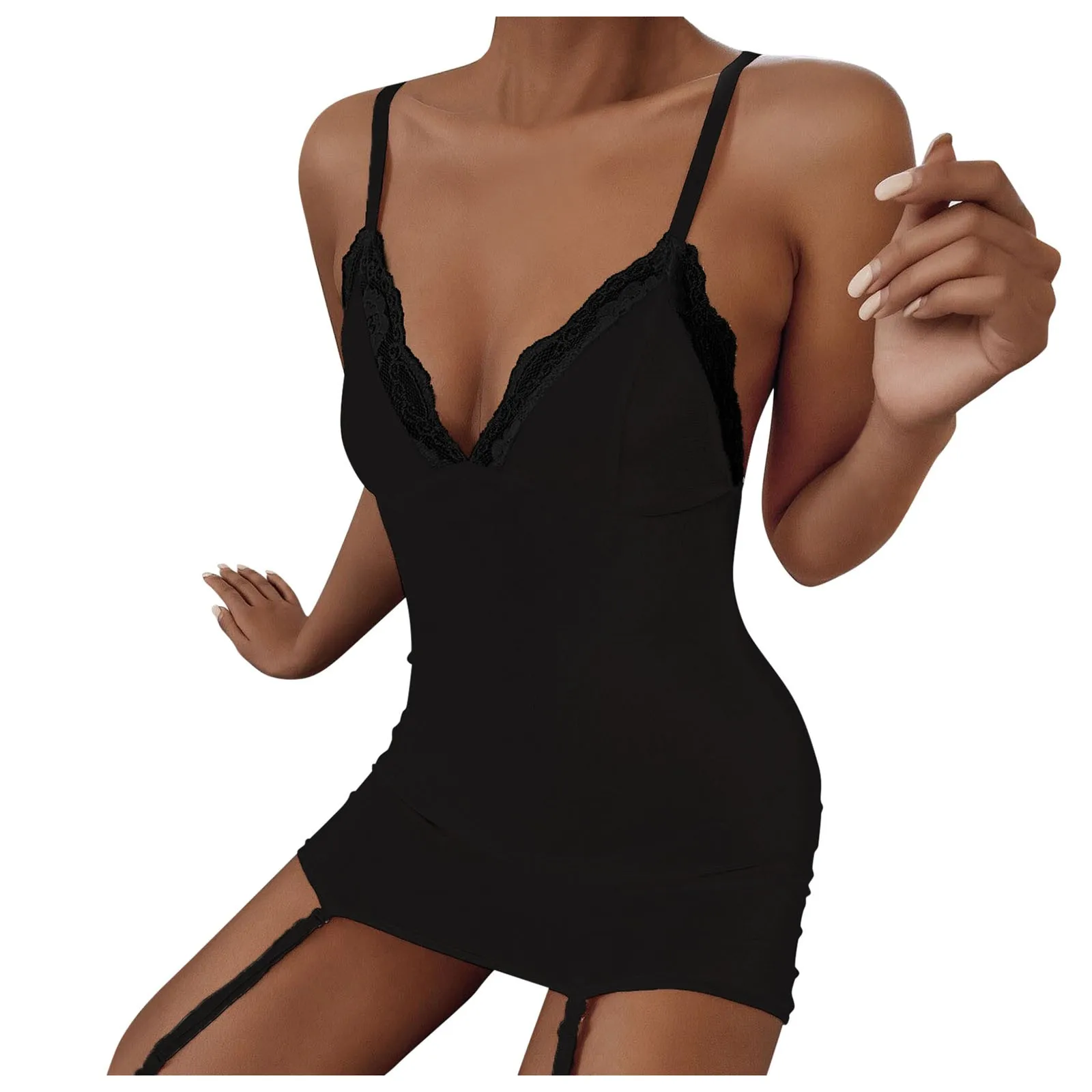 Women Lace Lingerie V-neck Bra Thong With Garter Underwear Pajamas Suit Set Lingerie Bodysuit Women Bra Set Sexy Lingerie
Women Lace Lingerie V-neck Bra Thong With Garter Underwear Pajamas Suit Set Lingerie Bodysuit Women Bra Set Sexy Lingerie