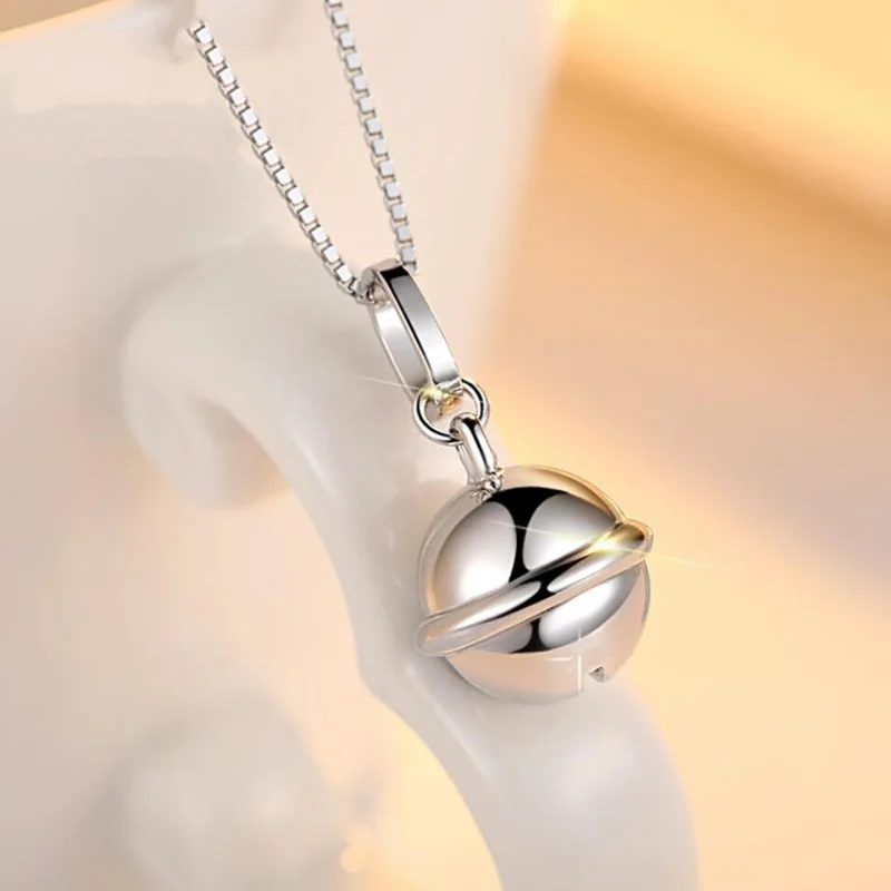 KOFSAC Fashion Chic 925 Sterling Silver Necklace Jewelry Lady Exquisite Bells Pendant Necklaces For Women Christmas Accessories
KOFSAC Fashion Chic 925 Sterling Silver Necklace Jewelry Lady Exquisite Bells Pendant Necklaces For Women Christmas Accessories