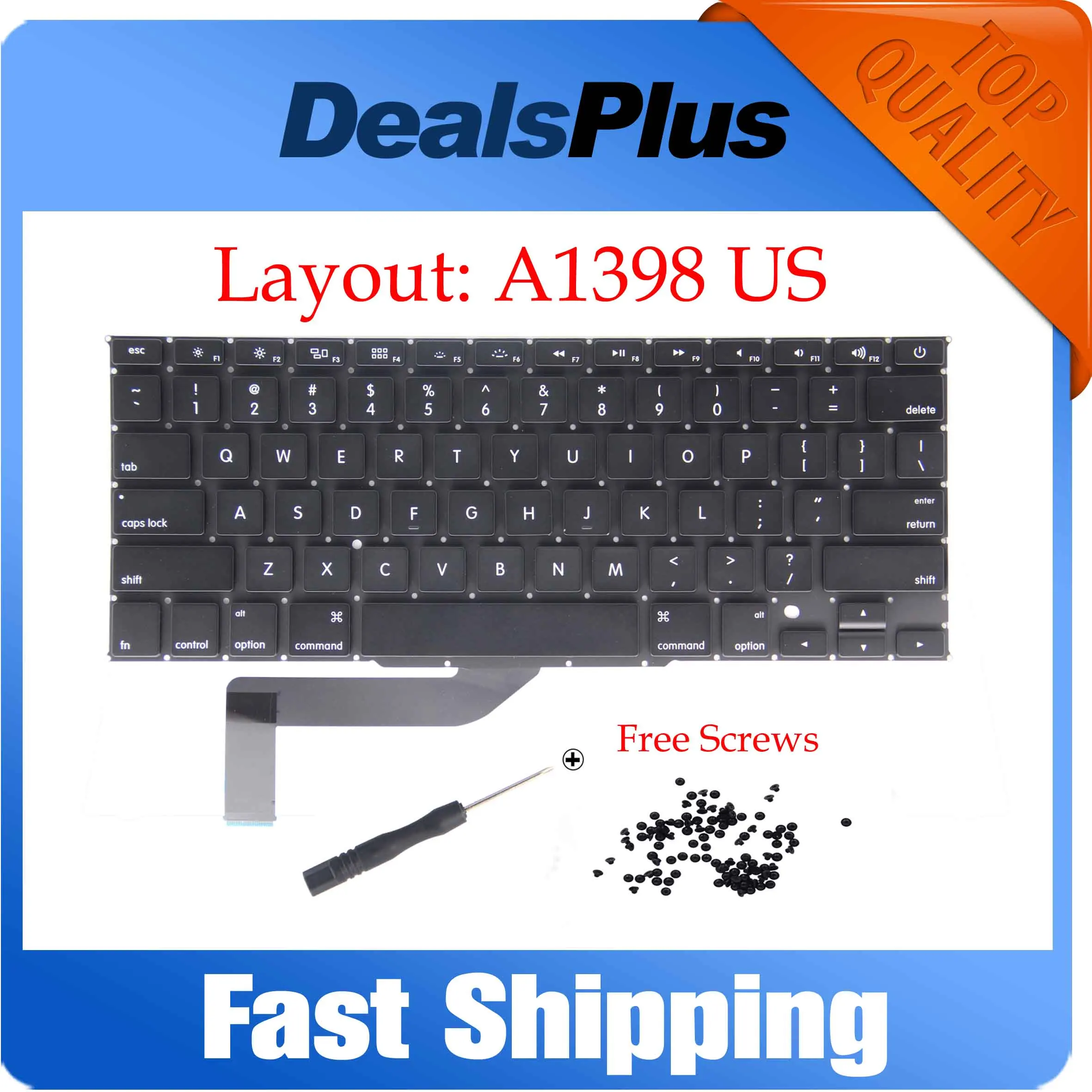 Новая A1398 US клавиатура с винтами для Macbook Pro Retina 15 дюймов A1398 MC975 MC976 2012 2013 2014 2015 года
Новая A1398 US клавиатура с винтами для Macbook Pro Retina 15 дюймов A1398 MC975 MC976 2012 2013 2014 2015 года