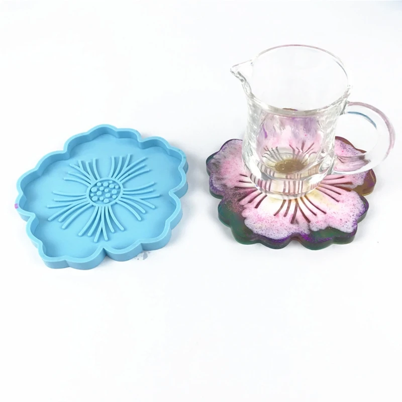 Flower Coaster Epoxy Resin Mold Cup Mat Pad Silicone Mould DIY Crafts Decorations Ornaments Casting Tools
Flower Coaster Epoxy Resin Mold Cup Mat Pad Silicone Mould DIY Crafts Decorations Ornaments Casting Tools