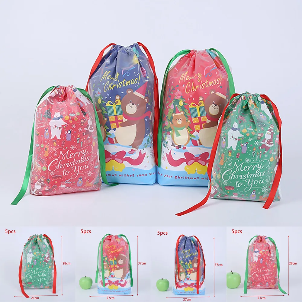 2022 Christmas Gift Box Present Bag New Year Xmas Drawstring Wrap Boxes Party Christmas Childern Home Festival Stocking Bags
2022 Christmas Gift Box Present Bag New Year Xmas Drawstring Wrap Boxes Party Christmas Childern Home Festival Stocking Bags