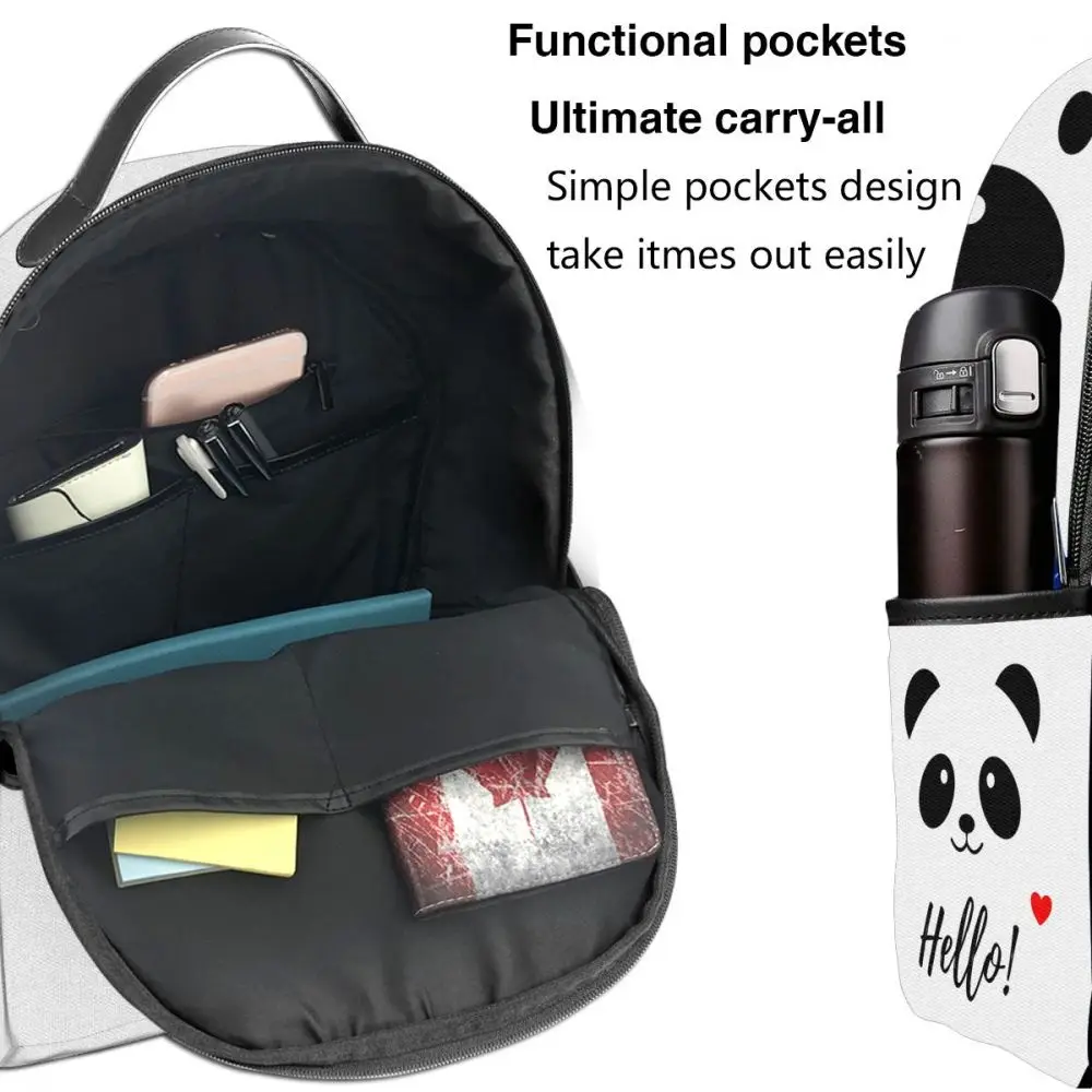 Happy Cute Smile Panda Face Backpack Boy Girl School Bag for Teenager Student Shoulder Bag Travel Bag
Happy Cute Smile Panda Face Backpack Boy Girl School Bag for Teenager Student Shoulder Bag Travel Bag