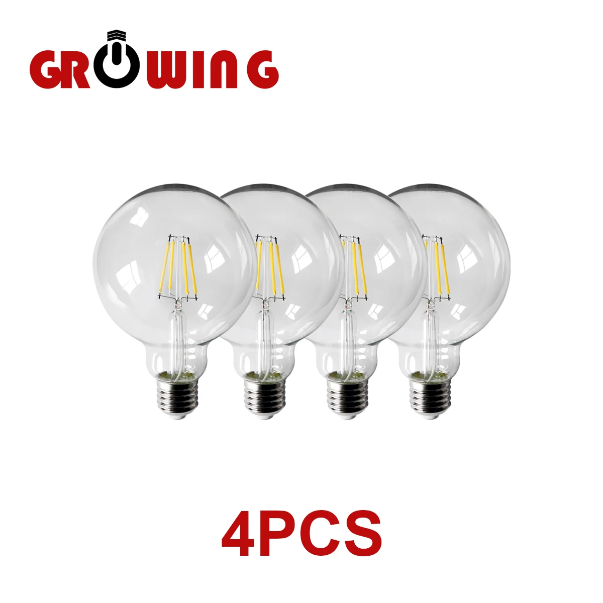 4pcs/lot Retro Edison Filament Bulb G95 E27 6w Bombillas 220v-240v Vintage Lamp 4000k Gold Glass Bulb Home Decoration
4pcs/lot Retro Edison Filament Bulb G95 E27 6w Bombillas 220v-240v Vintage Lamp 4000k Gold Glass Bulb Home Decoration