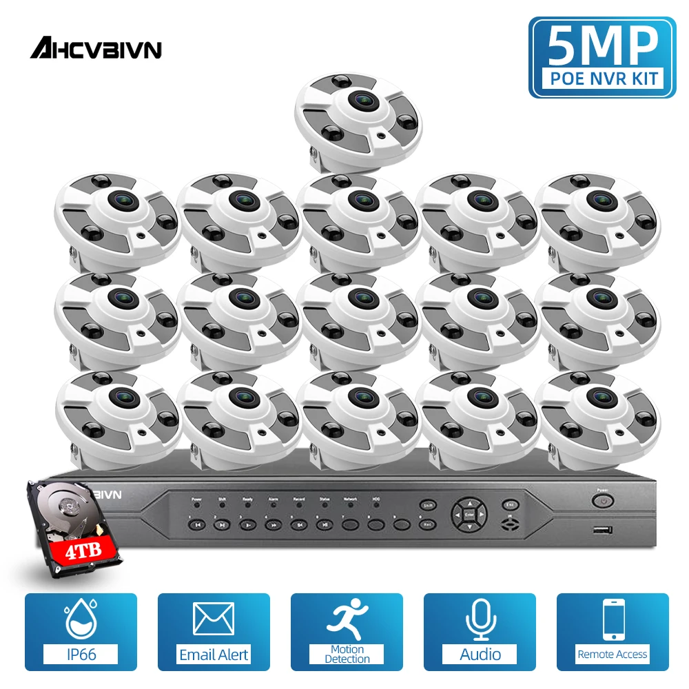 16CH 5MP HD CCTV Камера безопасности Системы комплект POE 4K 8CH NVR на открытом воздухе Водонепроницаемый IP камера рыбий глаз купол Камеры Скрытого вид...
16CH 5MP HD CCTV Камера безопасности Системы комплект POE 4K 8CH NVR на открытом воздухе Водонепроницаемый IP камера рыбий глаз купол Камеры Скрытого вид...