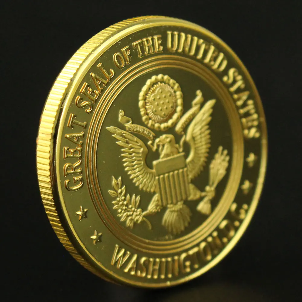 United States President Joe Biden Souvenir Gold Plated Coin Great Seal of The United States Collectible Commemorative Coin
United States President Joe Biden Souvenir Gold Plated Coin Great Seal of The United States Collectible Commemorative Coin