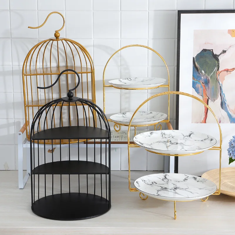 3layer Creative Birdcage Food Cake Rack Display Rack Ceramic Dessert Table Tray Afternoon Tea Snack Cake Decorating Tools
3layer Creative Birdcage Food Cake Rack Display Rack Ceramic Dessert Table Tray Afternoon Tea Snack Cake Decorating Tools