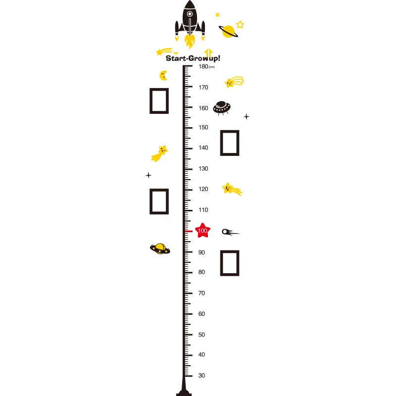 Height Measure Wall Stickers DIY Rockets Astronaut Wall Decals for Kids Rooms Baby Bedroom Home Decoration
Height Measure Wall Stickers DIY Rockets Astronaut Wall Decals for Kids Rooms Baby Bedroom Home Decoration