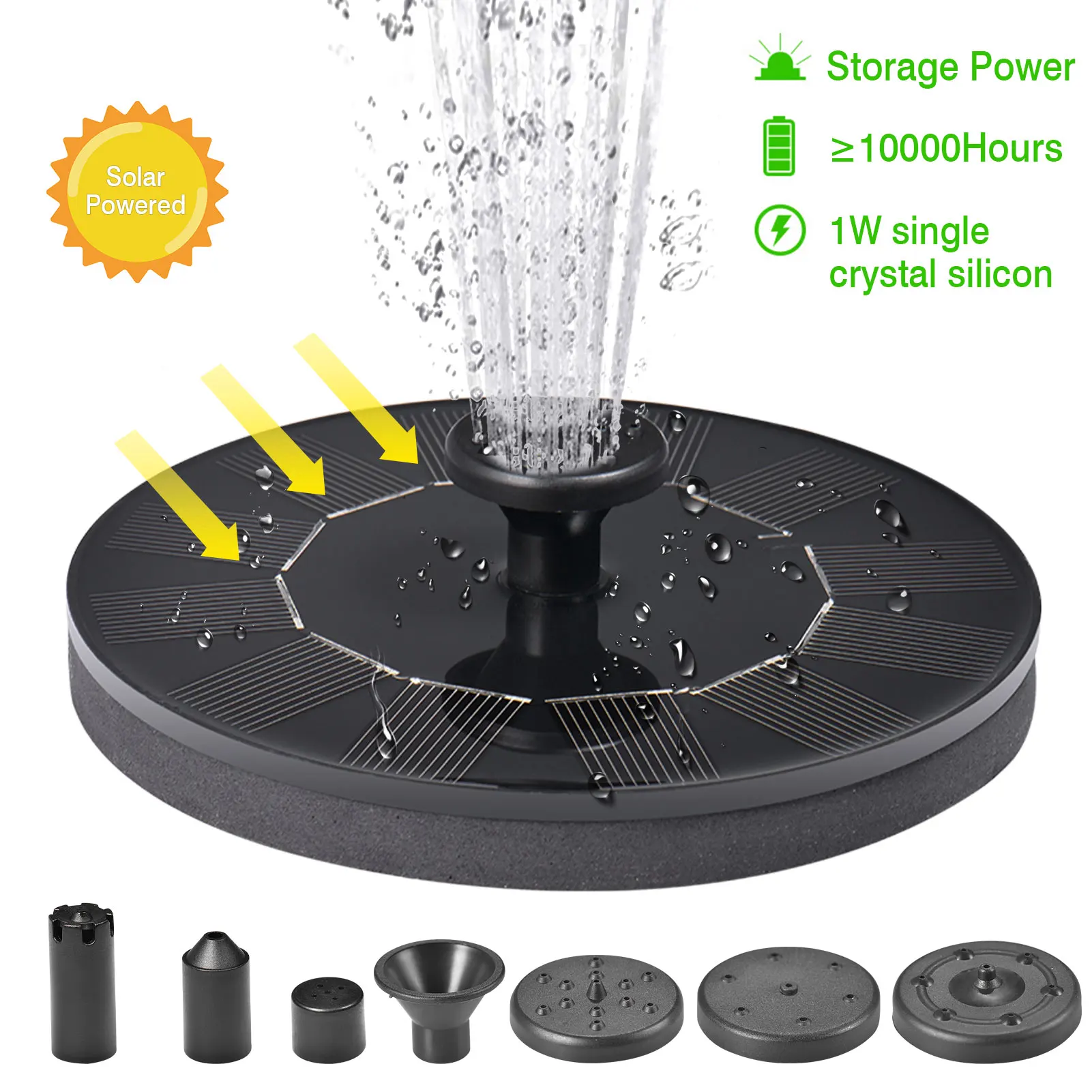 Solar Fountain Decorative Floating Swimming Pools Fountain Solar Panel Powered Fountain Water Pump Garden Decoration 
Solar Fountain Decorative Floating Swimming Pools Fountain Solar Panel Powered Fountain Water Pump Garden Decoration