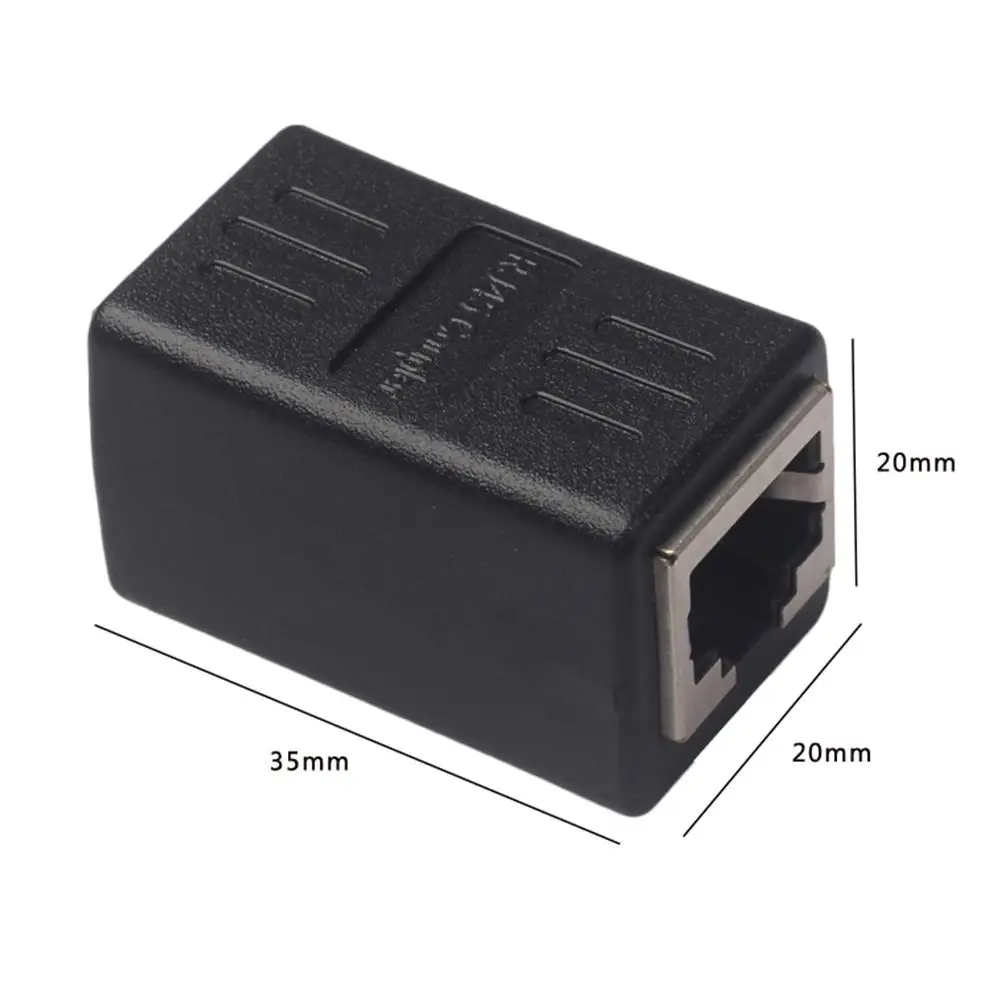 RJ45 Coupler Female to Female Network Ethernet LAN Cable Joiner RJ45 8P8C Extender Plug Connector
RJ45 Coupler Female to Female Network Ethernet LAN Cable Joiner RJ45 8P8C Extender Plug Connector