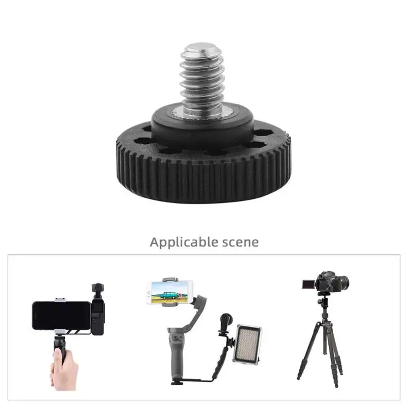 1/4 inch Screw Plastic Tripod Mount Adapter Portable Practical Durable Superior Quality Microphone Mic Mount Bracket for Cam
1/4 inch Screw Plastic Tripod Mount Adapter Portable Practical Durable Superior Quality Microphone Mic Mount Bracket for Cam