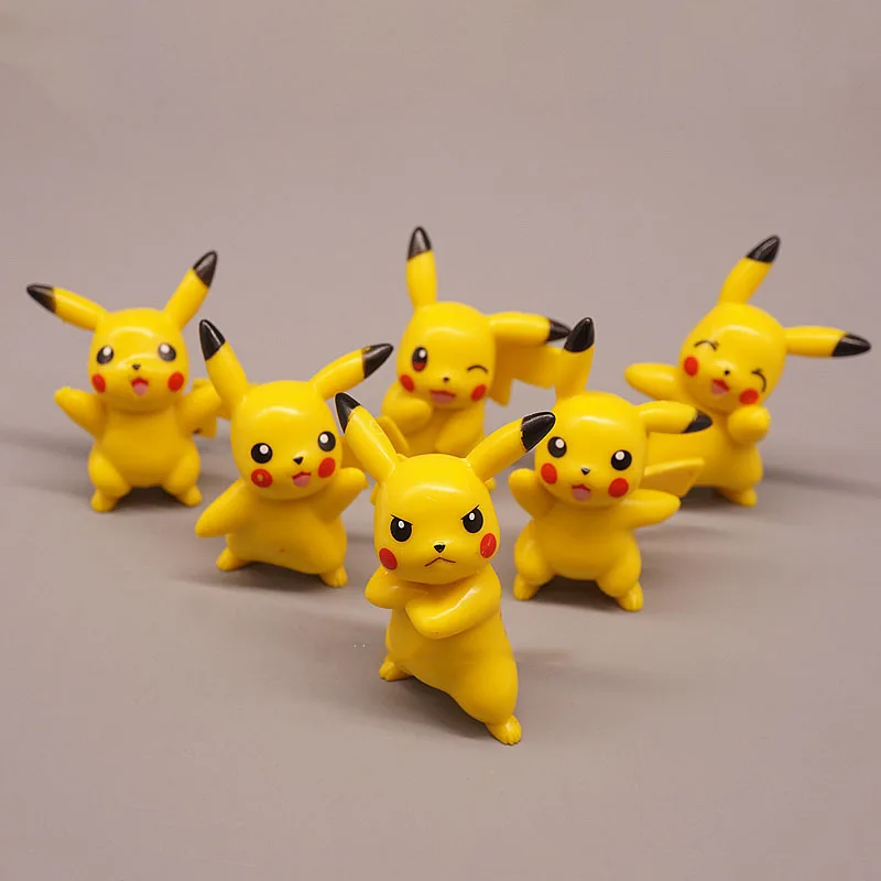 Pokemon Doll Model Pikachu Cute Small Plastic Ornaments 6 Models Multiple Poses Action Figure Toy 
Pokemon Doll Model Pikachu Cute Small Plastic Ornaments 6 Models Multiple Poses Action Figure Toy