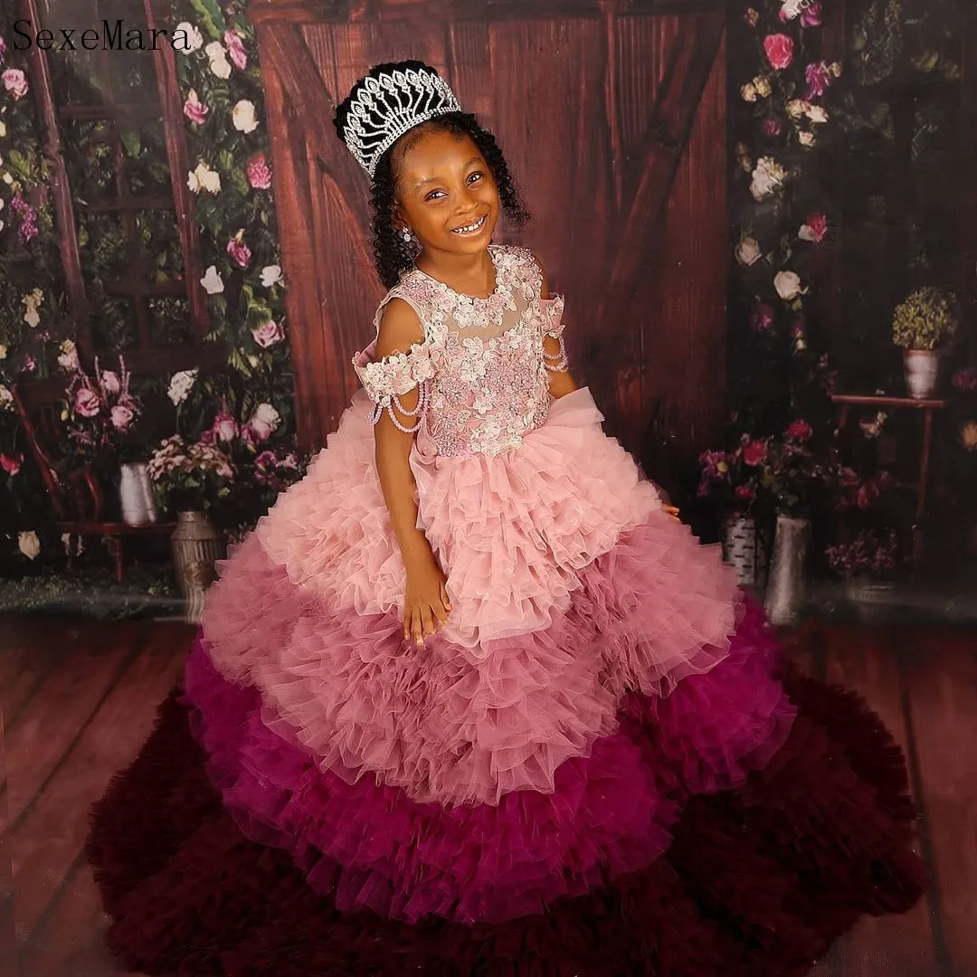 Luxury Ball Gown Flower Girl Dresses For Wedding Floral Lace Ruffles Plus Size Kids Photo Shoot Gown Birthday Party Dress
Luxury Ball Gown Flower Girl Dresses For Wedding Floral Lace Ruffles Plus Size Kids Photo Shoot Gown Birthday Party Dress