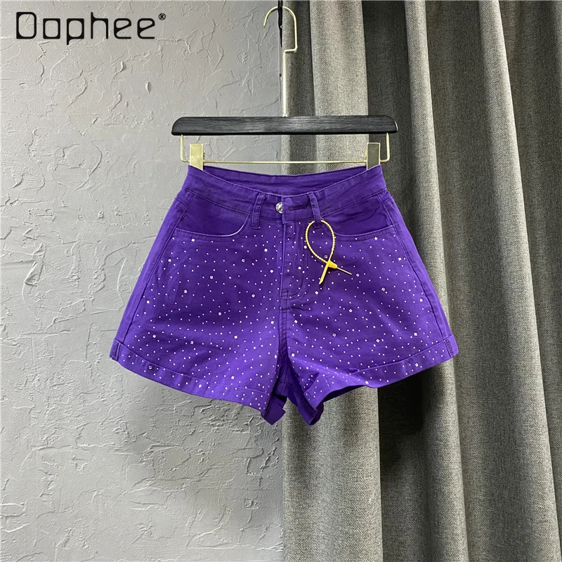 2021 летние фиолетовые женские джинсовые шорты Стразы с завышенной талией стройнящие свободные широкие брюки А-силуэта
2021 летние фиолетовые женские джинсовые шорты Стразы с завышенной талией стройнящие свободные широкие брюки А-силуэта