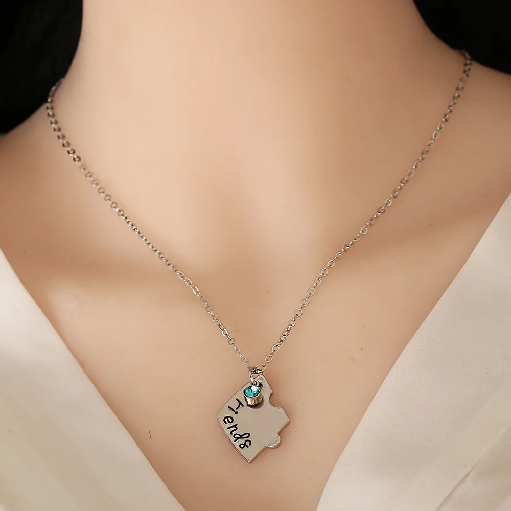 New Heart Shape Geometry Letter Titanium Steel Necklace Couple Gift Best Friends Party Jewelry
New Heart Shape Geometry Letter Titanium Steel Necklace Couple Gift Best Friends Party Jewelry