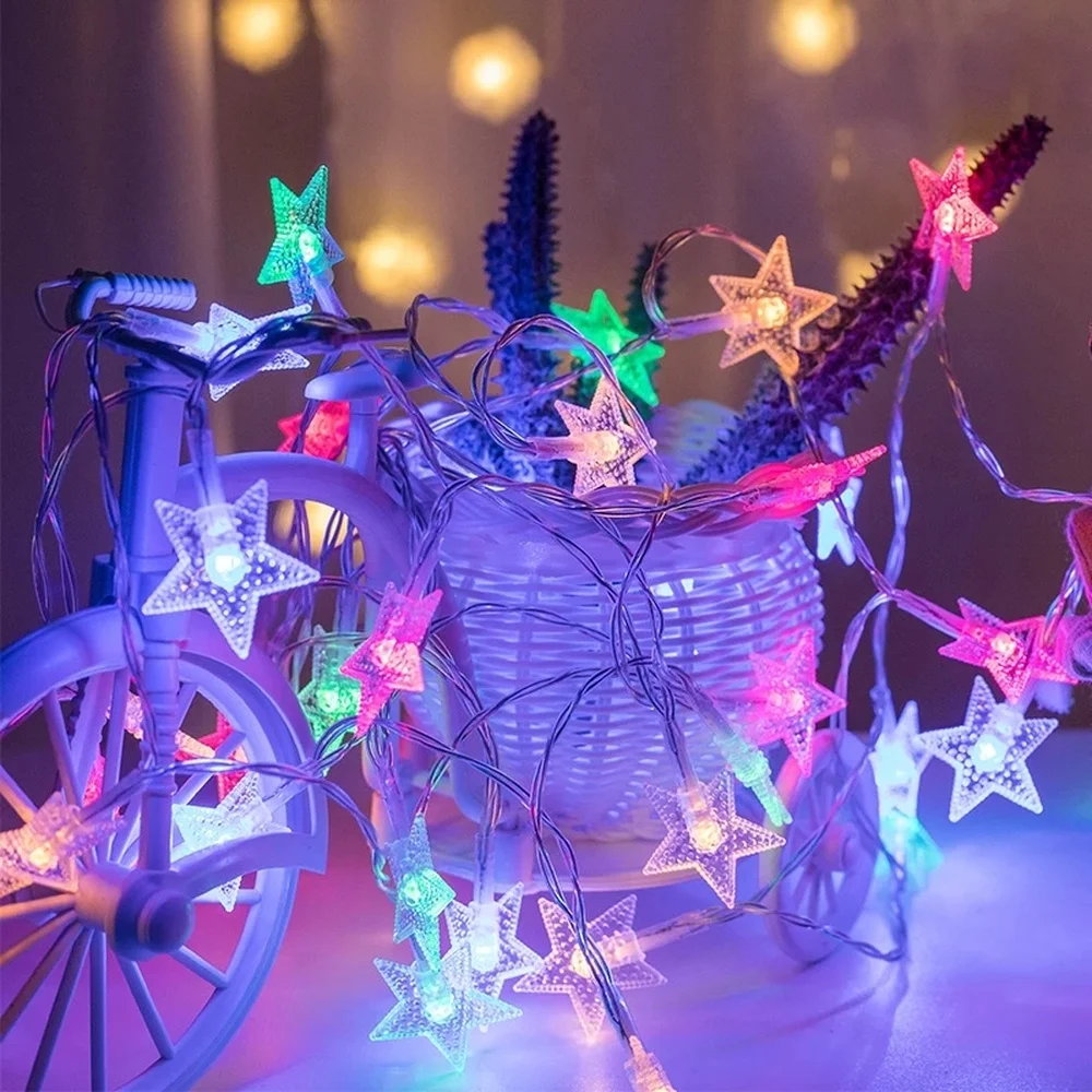 10M LED Christmas Snowflake String Lights Decorations Winter Fairyland Home Decoration Different Colors of Lights
10M LED Christmas Snowflake String Lights Decorations Winter Fairyland Home Decoration Different Colors of Lights