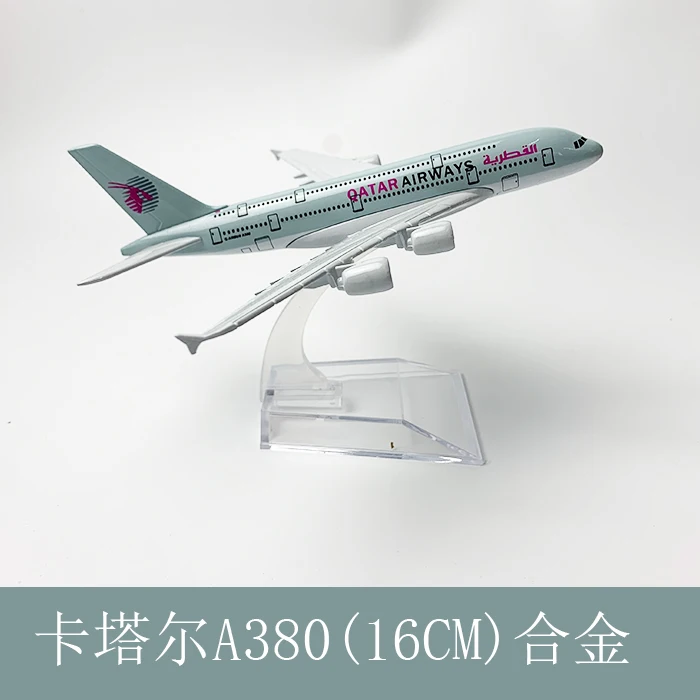16cm 1/400 Qatar Airways tiger air Passenger A380 Diecast alloy aircraft model plane Children birthday Gift Toys collection show
16cm 1/400 Qatar Airways tiger air Passenger A380 Diecast alloy aircraft model plane Children birthday Gift Toys collection show