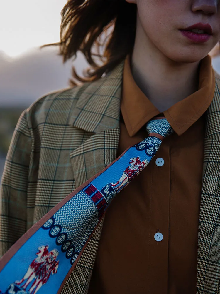 Original Shirt Stitching Fake Two-piece Suit Jacket Women Casual Plaid Short Top Women 2020 Spring
Original Shirt Stitching Fake Two-piece Suit Jacket Women Casual Plaid Short Top Women 2020 Spring