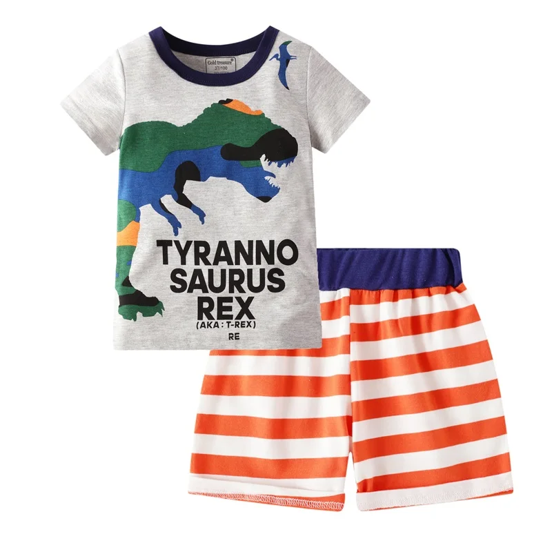 Summer Boys Dinosaur T-Shirt and Pants Set Toddler Kids Children Clothes Clothing Set
Summer Boys Dinosaur T-Shirt and Pants Set Toddler Kids Children Clothes Clothing Set
