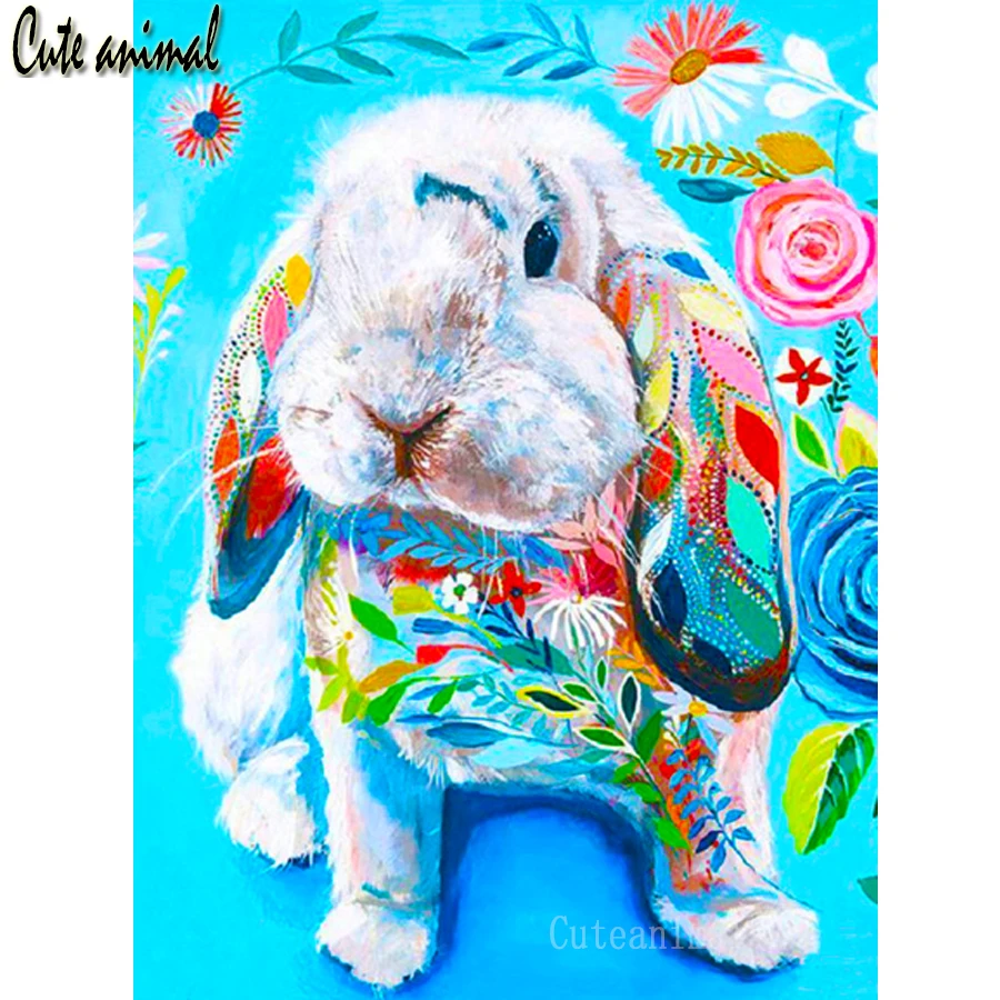 Rabbit flower color animal Full Square Drill 5D DIY Diamond Embroidery painting Pictures Handmade Diamond Mosaic Wall Decor 2020
Rabbit flower color animal Full Square Drill 5D DIY Diamond Embroidery painting Pictures Handmade Diamond Mosaic Wall Decor 2020