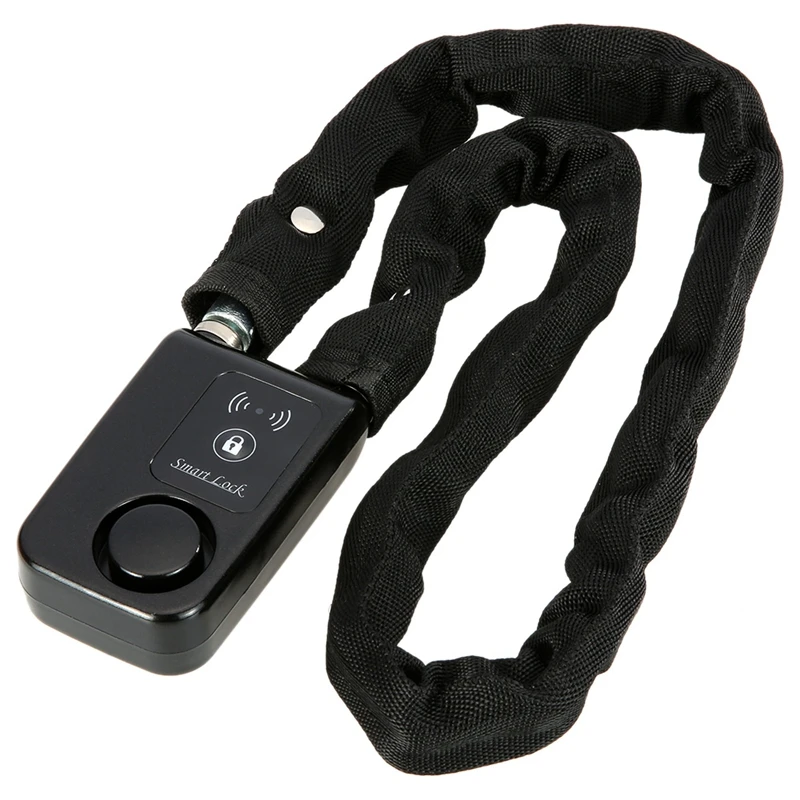 Black Smart Chain Lock 80Cm Smart Waterproof Bluetooth Lock 110Db Latest Anti Theft Alarm Keyless Phone App Control Lock Access
Black Smart Chain Lock 80Cm Smart Waterproof Bluetooth Lock 110Db Latest Anti Theft Alarm Keyless Phone App Control Lock Access