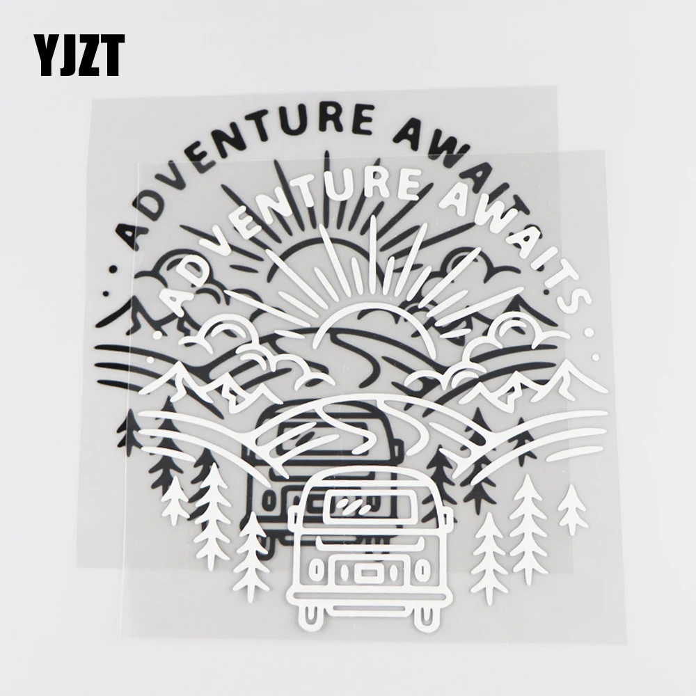 YJZT 16.5×16.5CM ADVENTURE AWAITS Car Sticker Vinyl Decal Cartoon Landscape Design Black/Silver 4C-0490
YJZT 16.5×16.5CM ADVENTURE AWAITS Car Sticker Vinyl Decal Cartoon Landscape Design Black/Silver 4C-0490