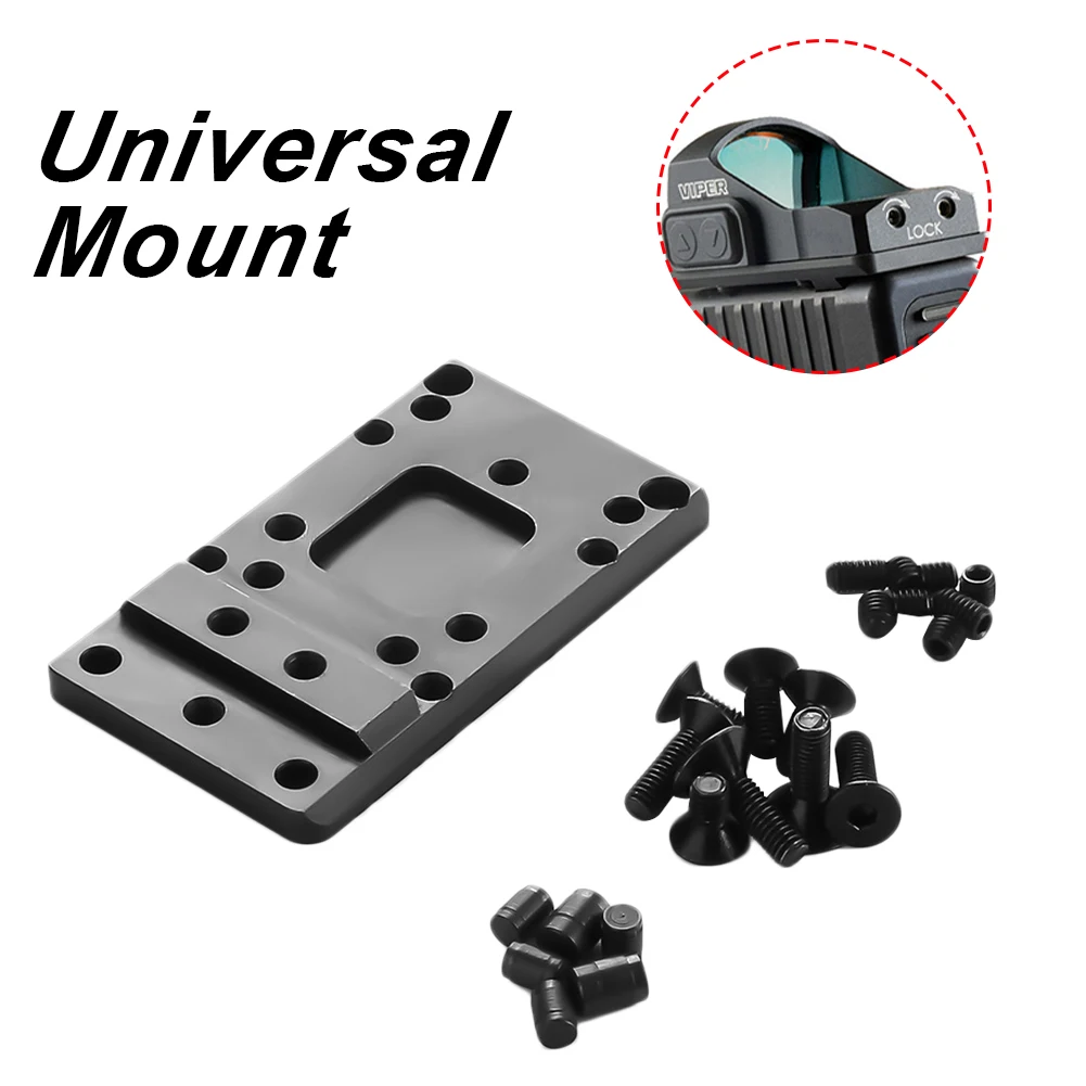 Tactical Mounting Plate Base Universal Rear Optics Sight Mount Base Ret Dot Mount Base For RMR/VENOM/MROS For Glock
Tactical Mounting Plate Base Universal Rear Optics Sight Mount Base Ret Dot Mount Base For RMR/VENOM/MROS For Glock