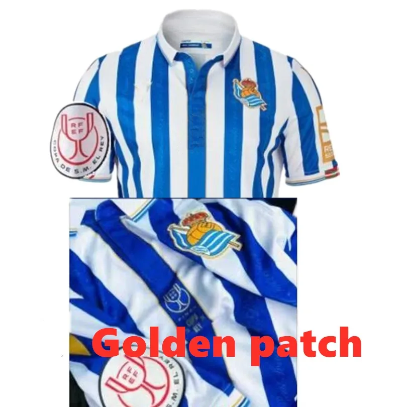 

2021Real Sociedad Soccer Jersey Copa del Rey final football shirts RAUL GARCIA Camiseta de futbol