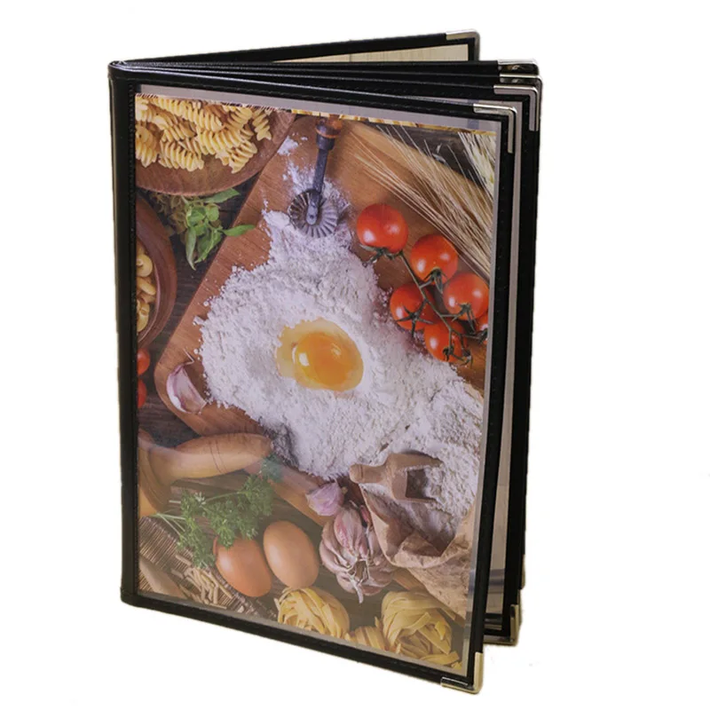 Transparent Restaurant Menu Covers for A4 Size Book Style Cafe Bar 6 Pages 12 View
Transparent Restaurant Menu Covers for A4 Size Book Style Cafe Bar 6 Pages 12 View