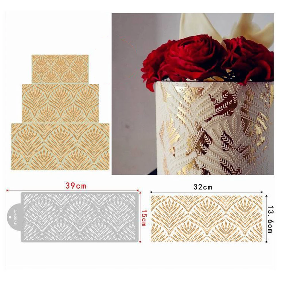 DIY Bohemian Style Plastic Sugar Sieve Mold Fondant Printing Mold Hollow Wedding Cake Edge Decoration Template Baking Tools
DIY Bohemian Style Plastic Sugar Sieve Mold Fondant Printing Mold Hollow Wedding Cake Edge Decoration Template Baking Tools