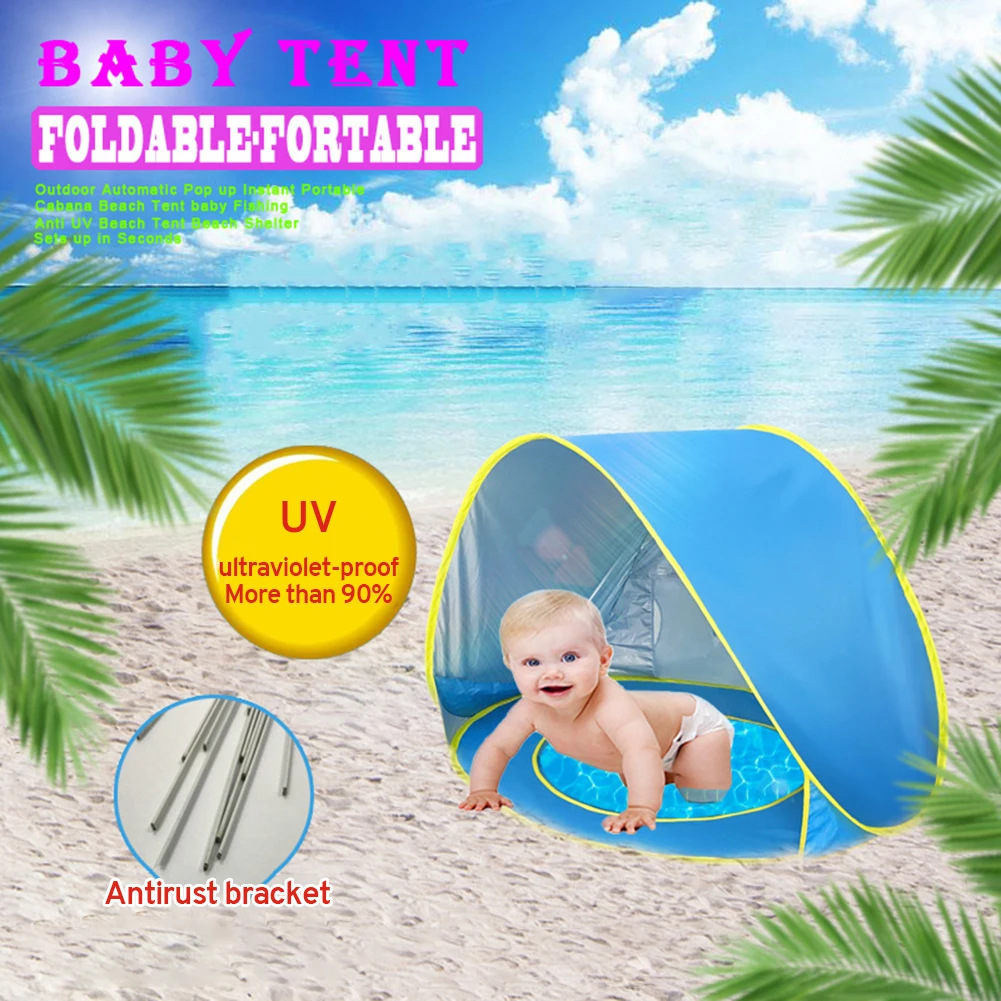 Baby Beach Tent Children Waterproof Pop Up sun Awning Tent UV-protecting Sunshelter with Pool Kid Outdoor Camping Sunshade Beach
Baby Beach Tent Children Waterproof Pop Up sun Awning Tent UV-protecting Sunshelter with Pool Kid Outdoor Camping Sunshade Beach
