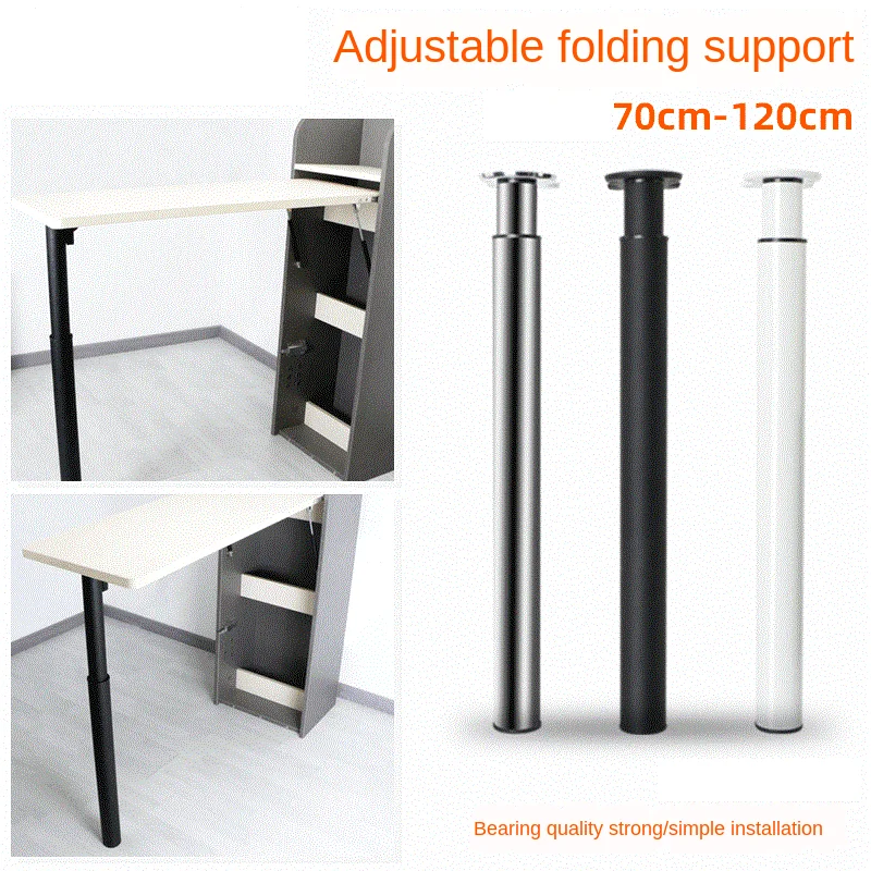 Folding Table Leg Steel Adjustable Lifting Bar Foot Bench Pin Work Desk Support Feet Telescopic 70-120cm Space Saving Anti-slip
Folding Table Leg Steel Adjustable Lifting Bar Foot Bench Pin Work Desk Support Feet Telescopic 70-120cm Space Saving Anti-slip